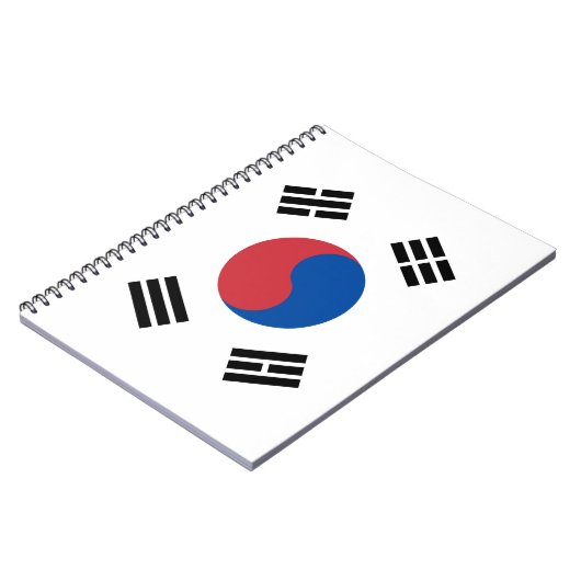 Carnet Drapeau de la Corée du Sud (ROK) (Côté gauche)