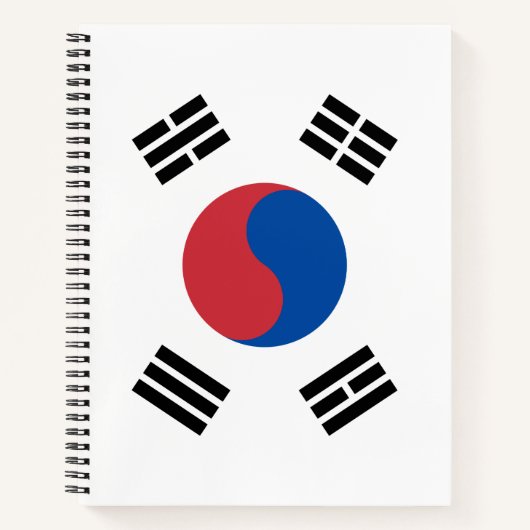 Carnet Drapeau de la Corée du Sud (ROK) (Devant)