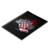 Carnet Drapeau de la Croatie (Côté gauche)