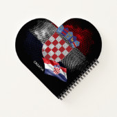 Carnet Drapeau de la Croatie (Dos)