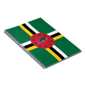 Carnet Drapeau de la Dominique (Côté Droit)