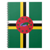 Carnet Drapeau de la Dominique (Devant)