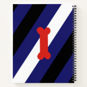 Carnet Drapeau de la fierté de jeu de chiot (Dos)