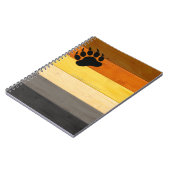 Carnet drapeau de la fierté de l'ours de SlipperyJoe's te (Côté gauche)