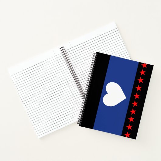 Carnet Drapeau de la fierté du pied (Intérieur)