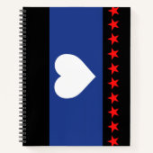 Carnet Drapeau de la fierté du pied (Devant)