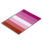 Carnet Drapeau de la fierté lesbienne (Côté gauche)