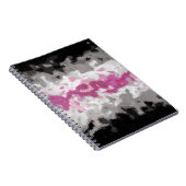 Carnet Drapeau de la fierté Libraféminine Abstrait Marbré (Côté Droit)