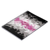 Carnet Drapeau de la fierté Libraféminine Abstrait Marbré (Côté gauche)