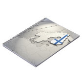 Carnet Drapeau de la Finlande (Côté gauche)