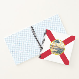 Carnet Drapeau de la Floride : l'État ensolleillé des Flo
