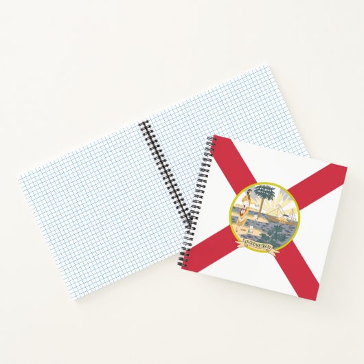 Carnet Drapeau de la Floride : l'État ensolleillé des Flo (Intérieur)