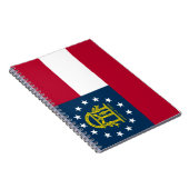Carnet Drapeau de la Géorgie (États-Unis) (Côté Droit)