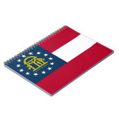 Carnet Drapeau de la Géorgie (États-Unis) (Côté gauche)