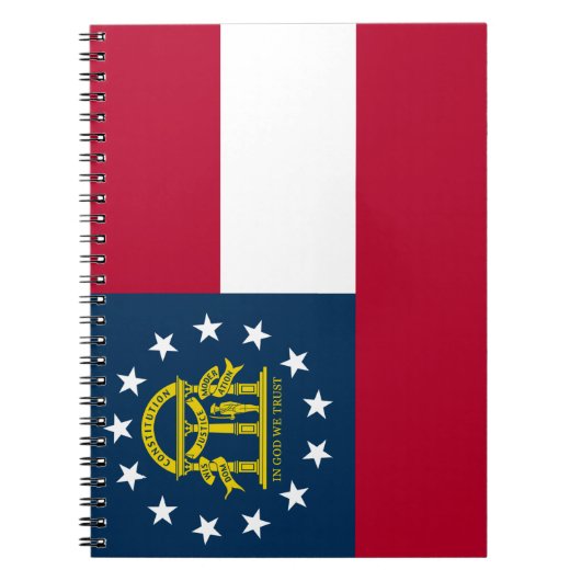 Carnet Drapeau de la Géorgie (États-Unis) (Devant)