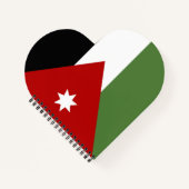 Carnet Drapeau de la Jordanie (Devant)