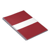 Carnet Drapeau de la Lettonie (Côté Droit)