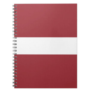 Carnet Drapeau de la Lettonie