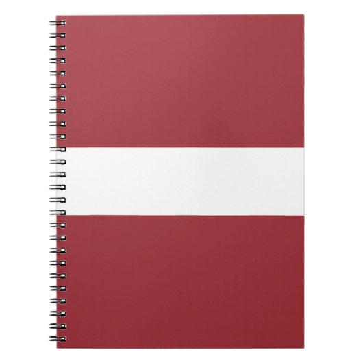 Carnet Drapeau de la Lettonie (Devant)