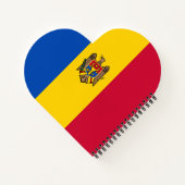 Carnet Drapeau de la Moldavie (Dos)