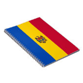 Carnet Drapeau de la Moldavie (Côté Droit)