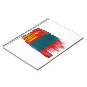 Carnet Drapeau de la Mongolie (Côté gauche)