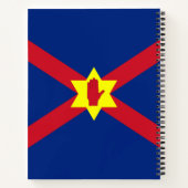Carnet Drapeau de la nation Ulster (Irlande du Nord) (Dos)