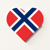 Carnet Drapeau de la Norvège (Dos)