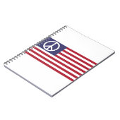 Carnet Drapeau de la paix des États-Unis (Côté gauche)