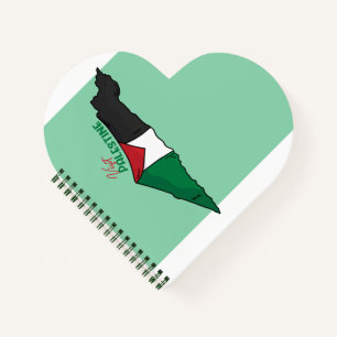 Carnet Drapeau de la Palestine sur sa carte, Visit Palest