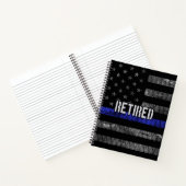 Carnet Drapeau de la police retraitée en détresse (Intérieur)