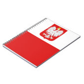 Carnet drapeau de la pologne (Côté gauche)
