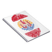 Carnet Drapeau de la Polynésie française (Côté Droit)