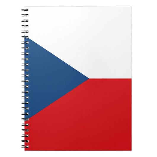 Carnet Drapeau de la République tchèque (Devant)