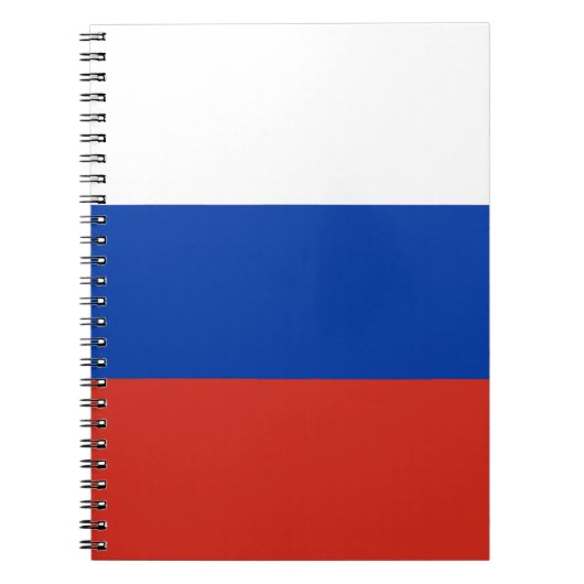 Carnet Drapeau de la Russie (Devant)