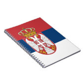 Carnet Drapeau de la Serbie (Côté Droit)