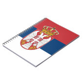 Carnet Drapeau de la Serbie (Côté gauche)