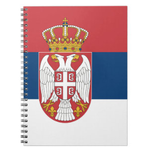 Carnet Drapeau de la Serbie