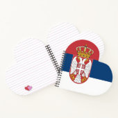 Carnet Drapeau de la Serbie (Intérieur)