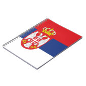 Carnet drapeau de la Serbie (Côté gauche)