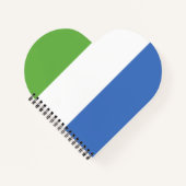 Carnet drapeau de la Sierra Leone (Devant)
