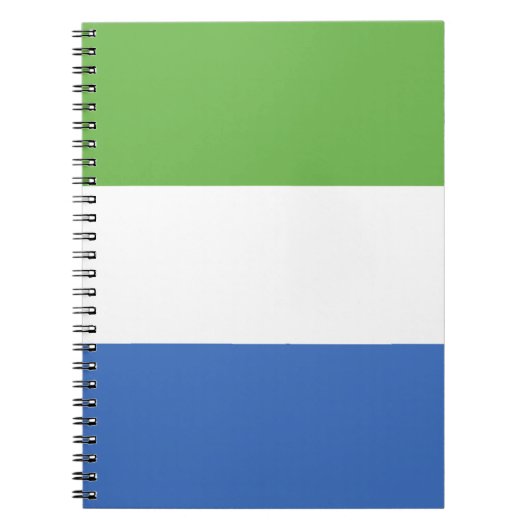 Carnet drapeau de la Sierra Leone (Devant)
