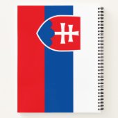 Carnet Drapeau de la Slovaquie (Dos)