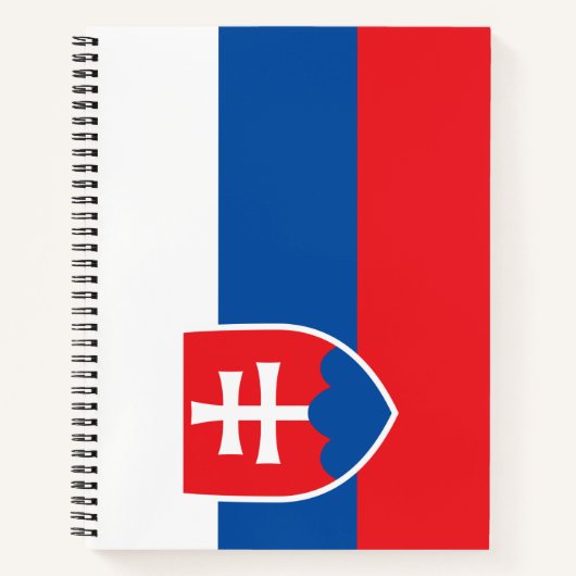Carnet Drapeau de la Slovaquie (Devant)