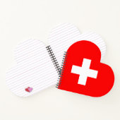 Carnet Drapeau de la Suisse (Intérieur)