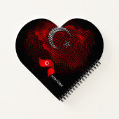 Carnet Drapeau de la Turquie (Dos)