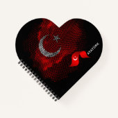Carnet Drapeau de la Turquie (Devant)