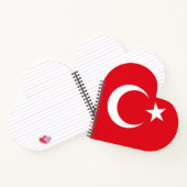 Carnet Drapeau de la Turquie (Intérieur)