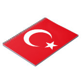 Carnet Drapeau de la Turquie (Côté gauche)