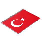 Carnet Drapeau de la Turquie (Côté gauche)